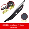 2019-2023 Santa Fe: Lona negra/beige, cuero, estría de carbono