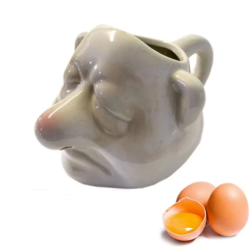 Separatore Di Uova Carino, Separatore Di Tuorli D'uovo Di Pollo In Ceramica Che Vomita Pratico Piccolo~p137616403