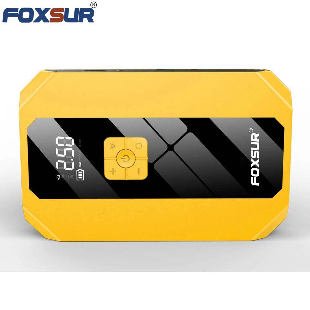 Foxsur FJS-900 26800mAh Car Emergency Start Power Supply with air Pump 12v Car Mobile Power Supply Car Jump Starter