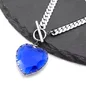 Silver Blue Heart