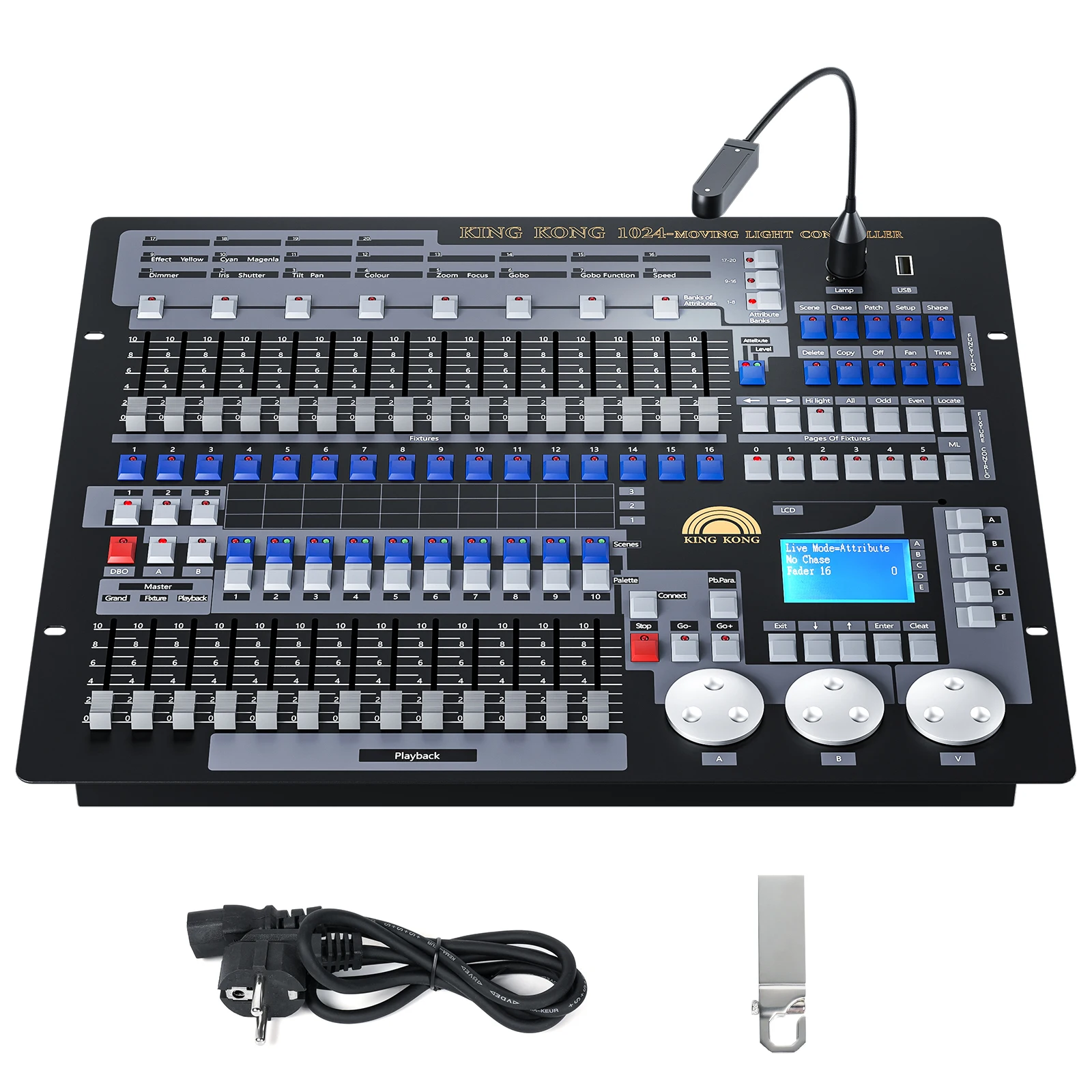 郵送買取 新品5台以上送料無料キャンペーン中！！  Console Channels DMX1024 King U - Control Light Professional 洋楽