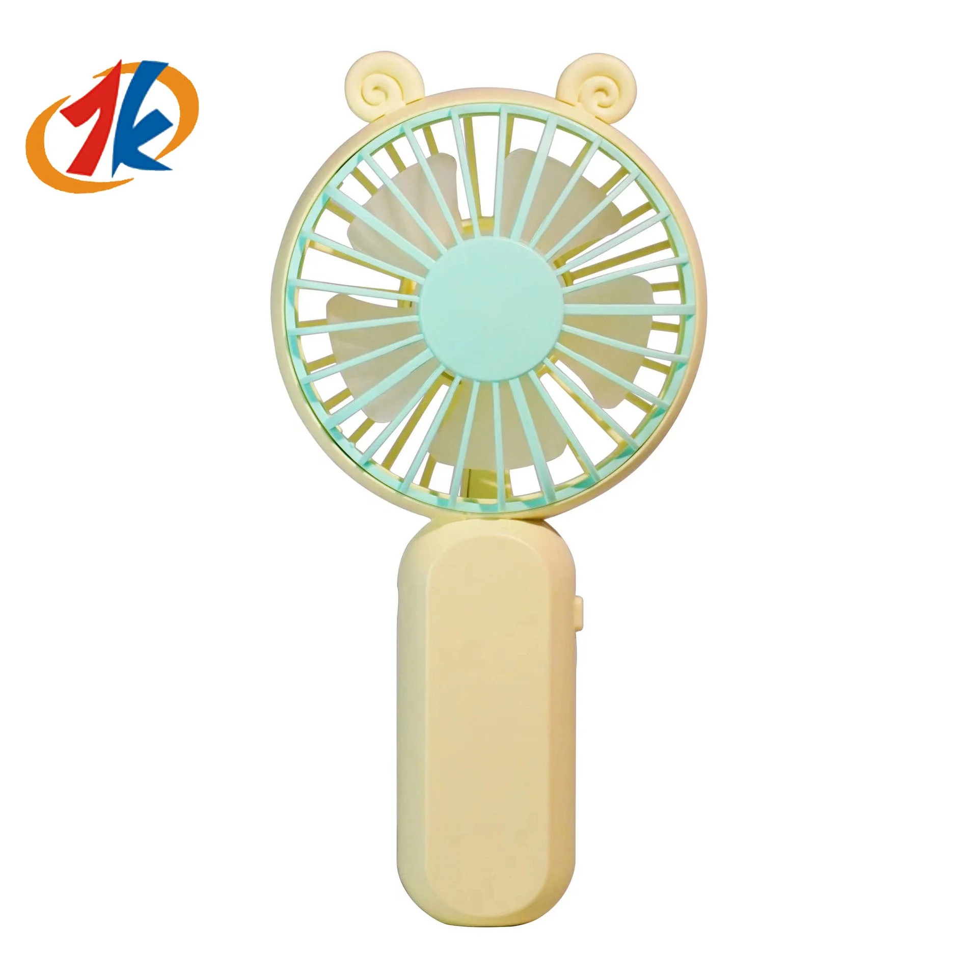 2024 new ins style children's manual fan cartoon USB rechargeable fan portable mini fan promotional toys