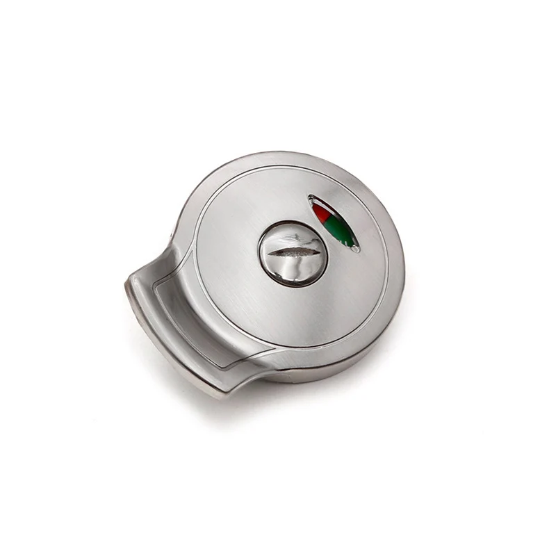 Factory HPL Toilet Cubicle Partition Zinc Alloy Indicator Latch Turn Door Locks for Public WC Cubicles