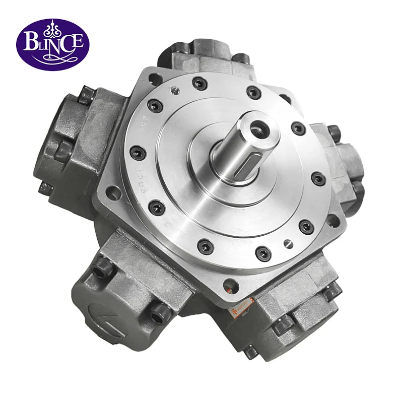 Low-speed High Torque Intermot IAM LED LD3-350 Haft and Connecting Rod Internal Spline Five Star Hydraulic Radial Piston Motor