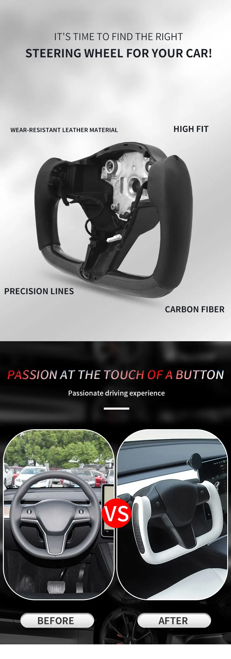 For Tesla Model Y Tesla Model 3 Full Black Leather Style Car