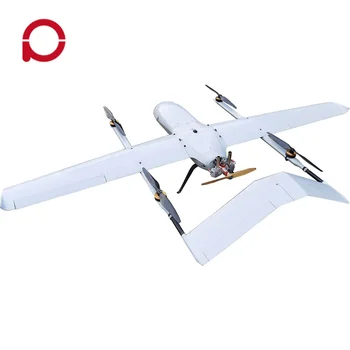 Petrol-electric power hybrid VTOL uav high speed helicopter F380 30KM long distance wireless transmission fixed wing drone