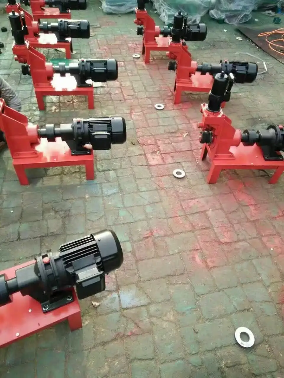 New Rebar Cutting Machine Electric Fast Metal Cold Cutter Machines Power Saws Steel Rebar Cutting Machine