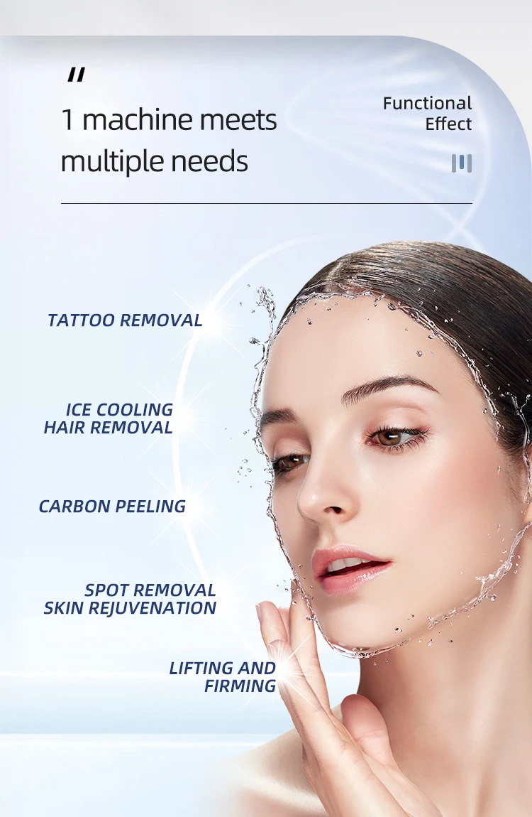 Guangzhou 4 in 1 Opt Ipl Laser Hair Removal Machine For Sale ND Yag Laser Tattoo Removal