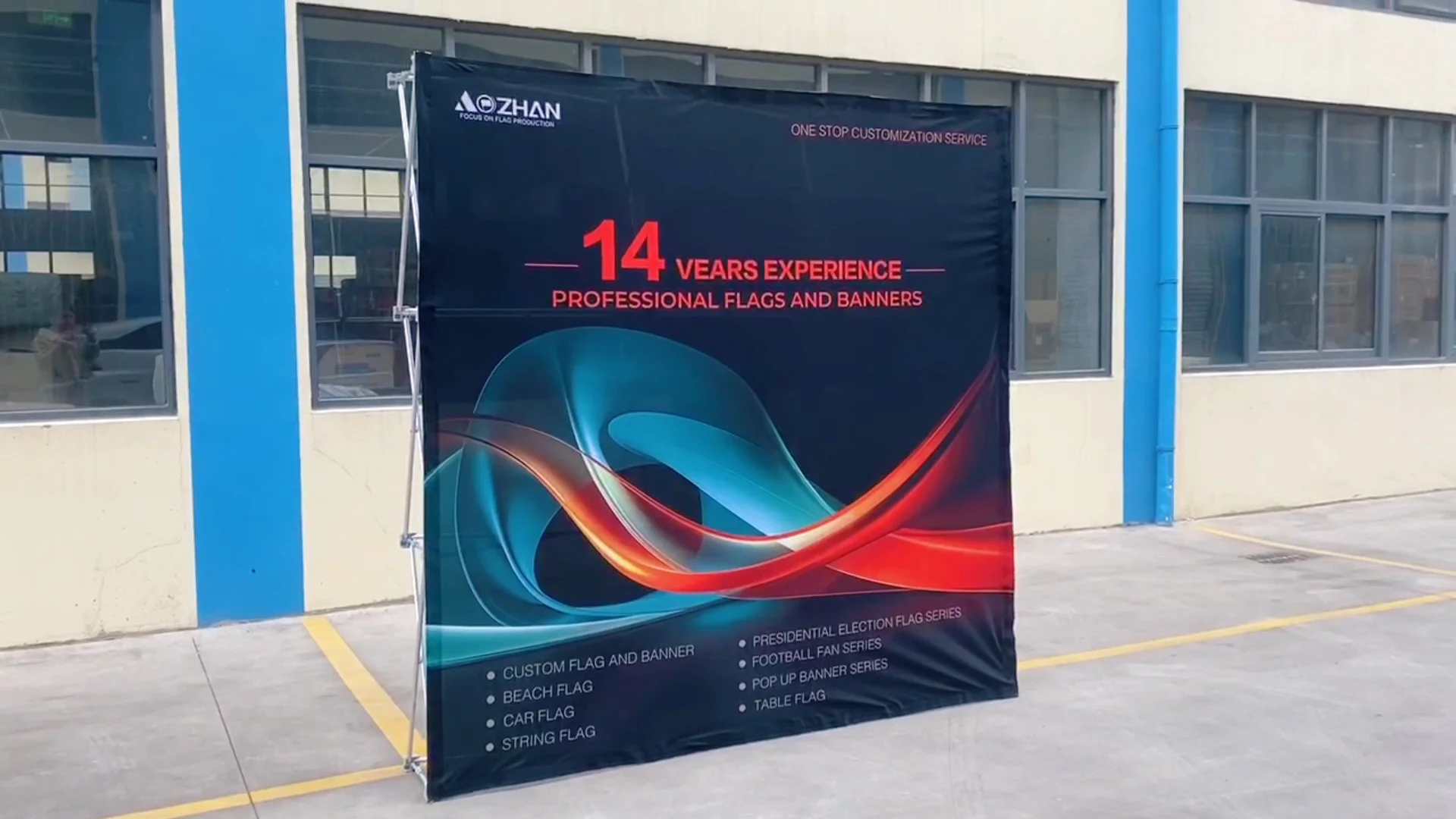 10ft Portable Back Wall Display Racks Pop-up Trade Show Stand Banner ...