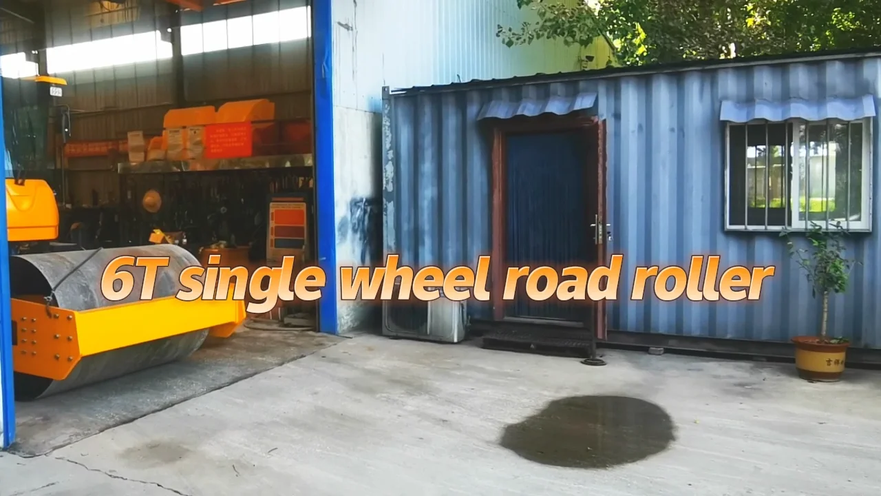 Mini Road Roller Compactor Steel Wheel Vibratory Roller Double Drum