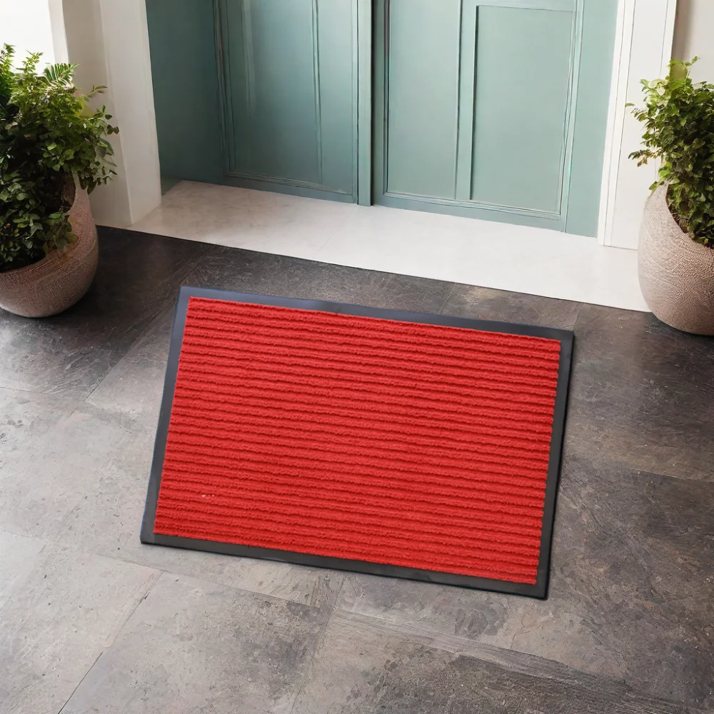 Heavy-duty double Striped foot mats Entrance manufacture