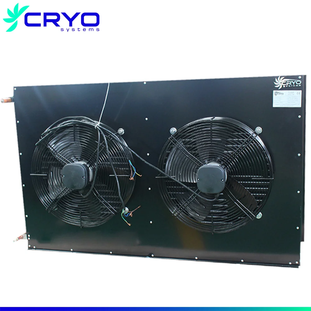Fin Type Condenser Fan Coil Unit Condenser Tube and air Cooled Condenser Refrigeration