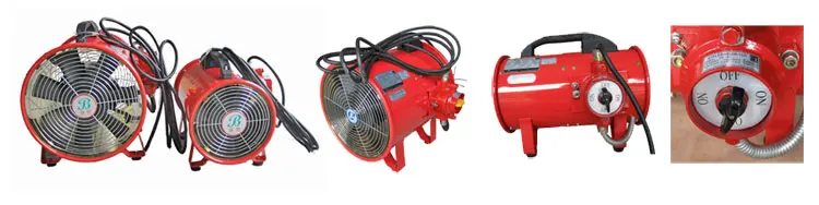 Electric Atex Portable Blower, Axial, Copper, Aluminum, 520W - detail 4