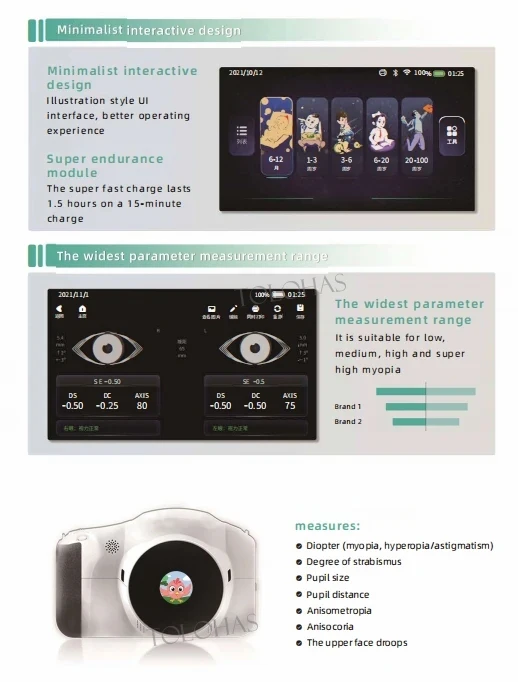 Lhvc300 New Binocular Vision Screening Instrument Myopia Hyperopia Astigmatism Portable Vision