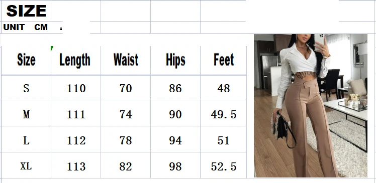 New Arrival Casual High Waist Solid Color Office Pants for Women