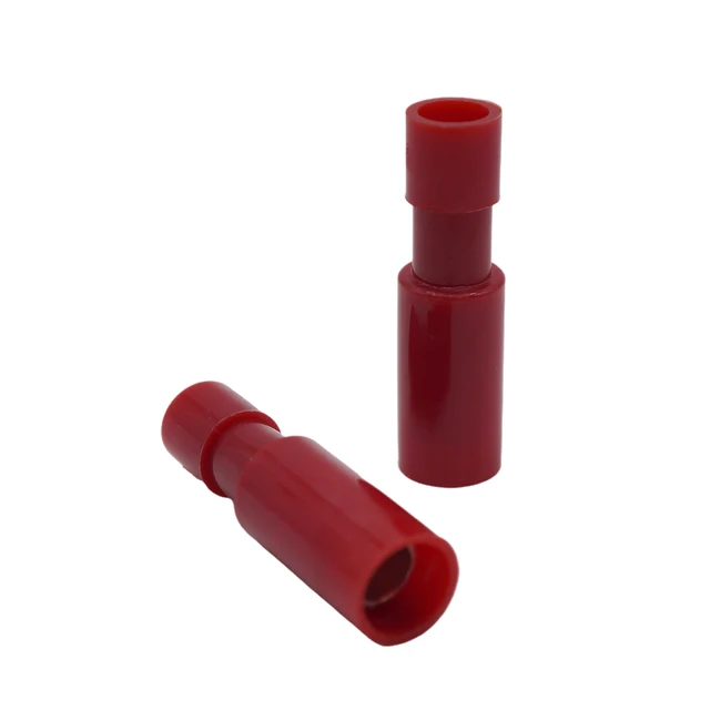 Original Fully Insulated Nylon Brass Spade Terminal Connector Bullet Male Terminals Copper AWG22-16 Heat Shrink Butt Automotive