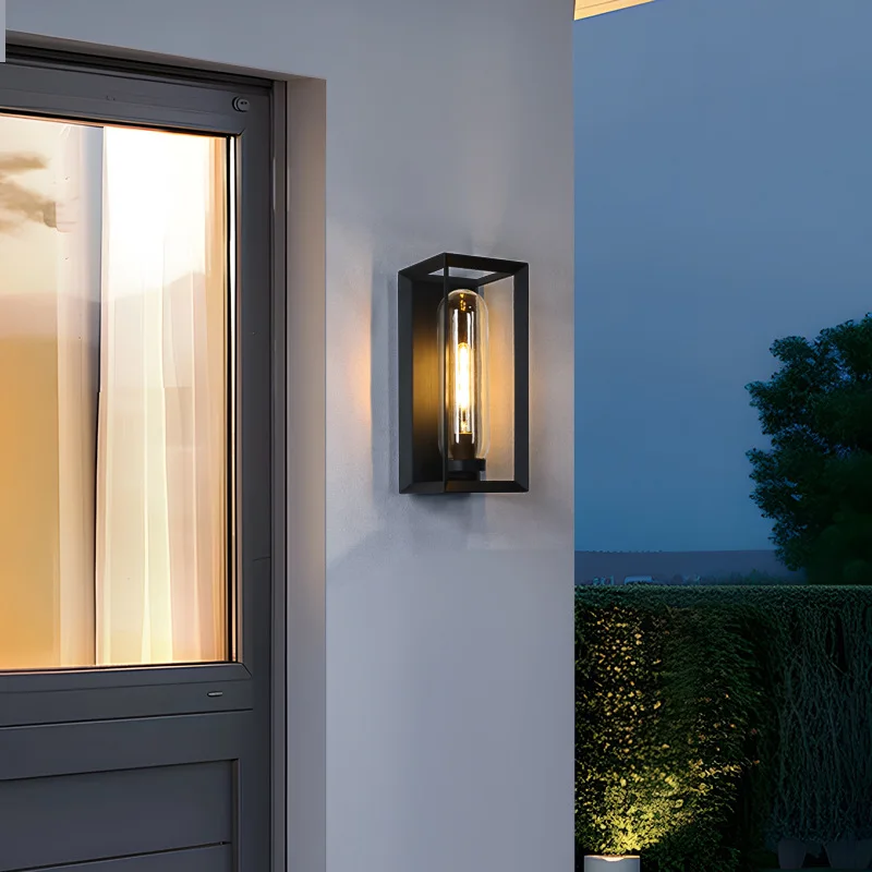 Modern Outdoor LED Wall Lamp Simple Waterproof for Villa Gate Corridor Balcony Terrace Courtyard Lighting Rainproof Aluminum