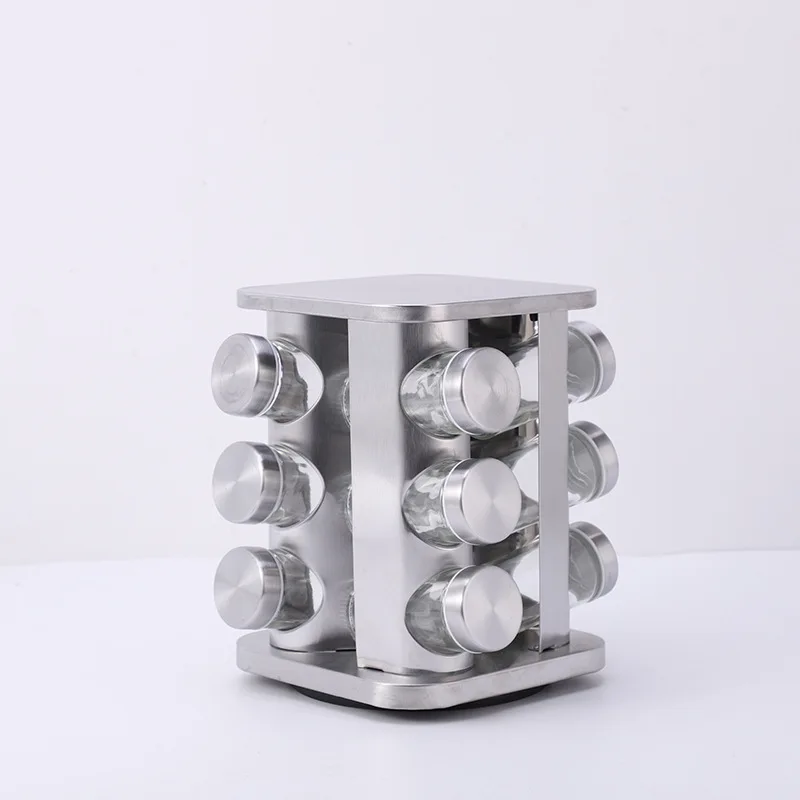 Revolving Spice Rack With 20 Jars Rotating Spice Rack Organizer   H021a76444e5d449f808007d331d54440a 