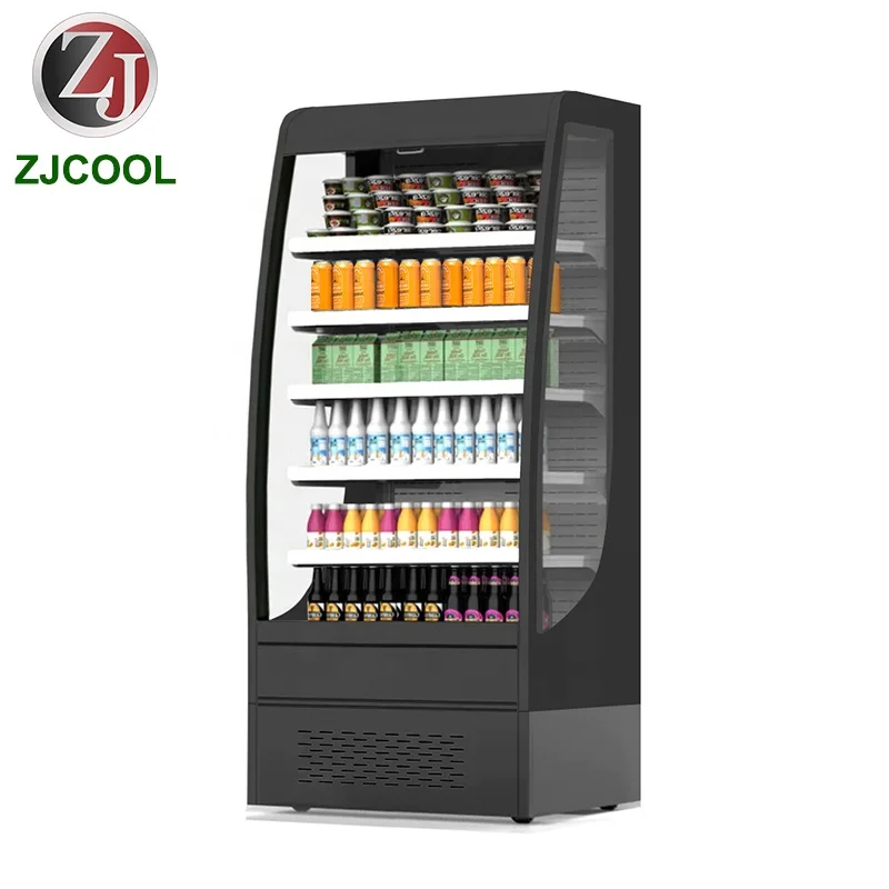 Self Service Refrigerator  Refrigerated Display Cooler Catering Kitchen Equipment Display Fridge  Open Front Grab and Go Chiller