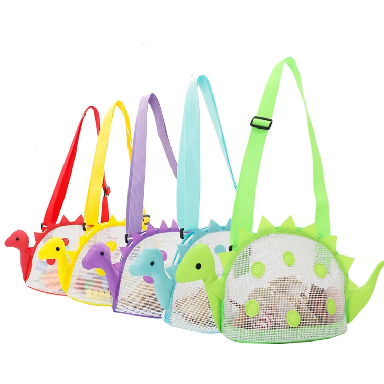 Cute Cartoon Dinosaur Kids Beach Bag Collection Sand Toys Bag Summer