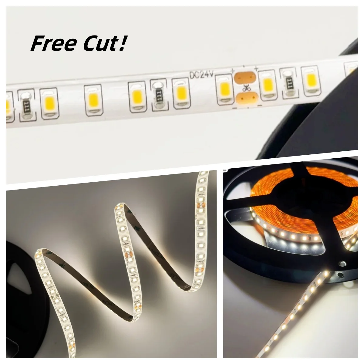 Wixure Diffuse Reflection Square LED Module - 24V, 6W, CCT 2700K-6000K, 70x70mm, CRI90