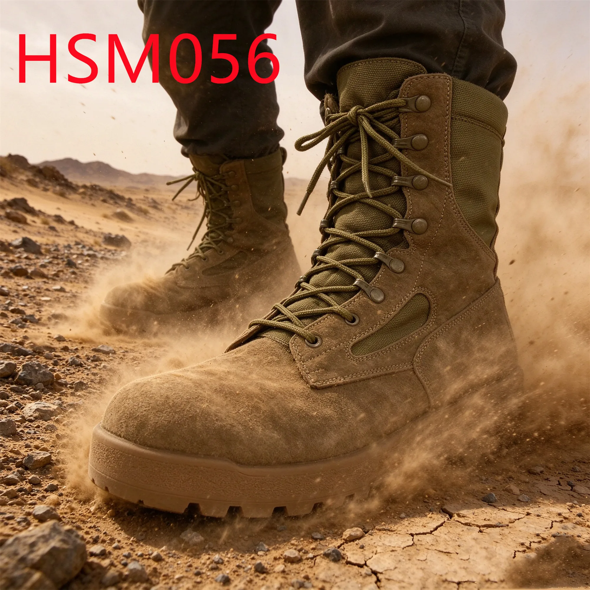 HY,Factory Output Water-repellent Hua Singh Retail Combat Boots Wearable Rubber Sole Classic 5 Colors Tactical Gear Boots HSM056