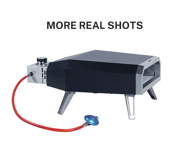 Homful Garden Gas Pizza Oven Gas Burner Portable Outdoor Pizza Oven