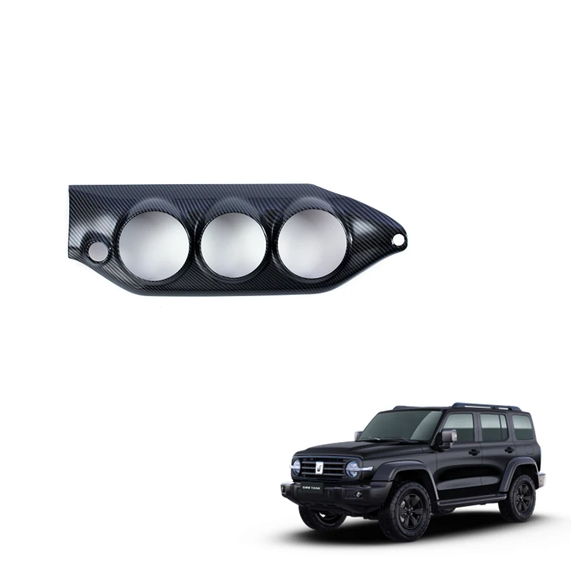 Крышка центрального воздухозаборника для GWM Tank 300 Аксессуары ABS Carbon Fiber Pattern Air Vent Cover Trim Аксессуар для интерьера