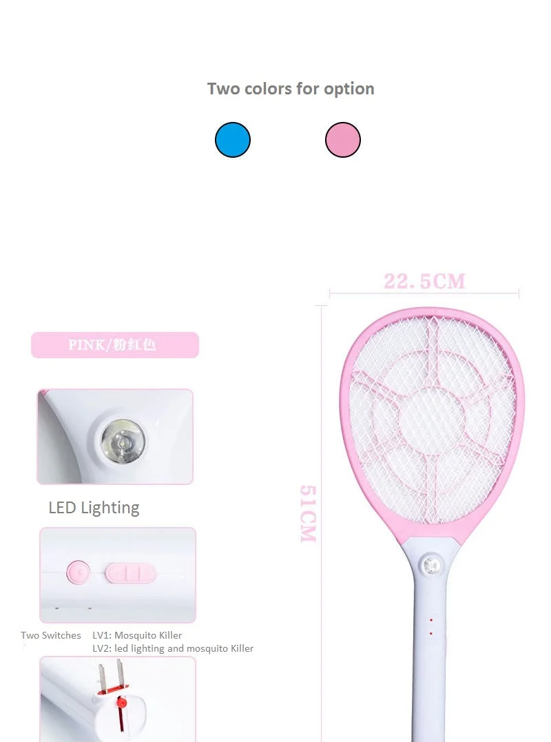 Electric Mosquito Swatter Killer 3C Electronic Consumer Products Manufacture