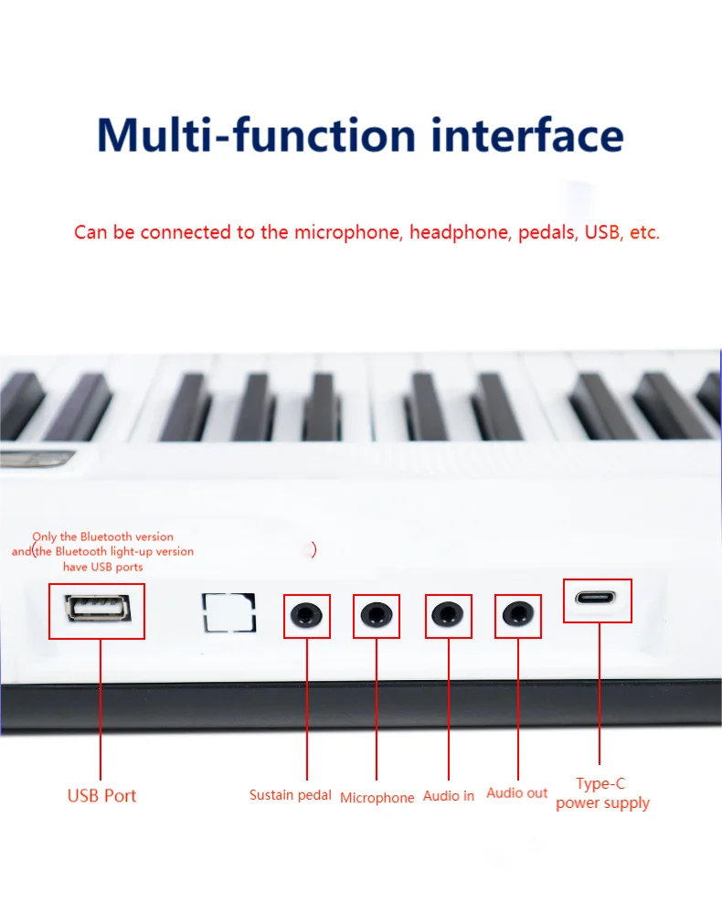 BD музыка 88 клавиш двойная клавиатура цифровой электронный орган умный АБС музыкальный инструмент для детей