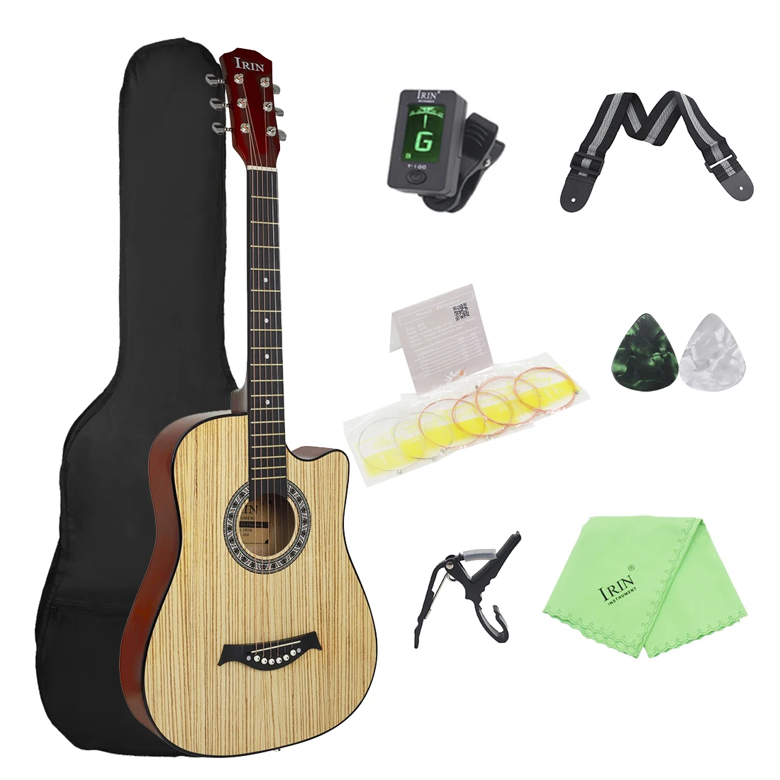 IRIN 38-Inch Acoustic Guitar - High Quality & Affordable