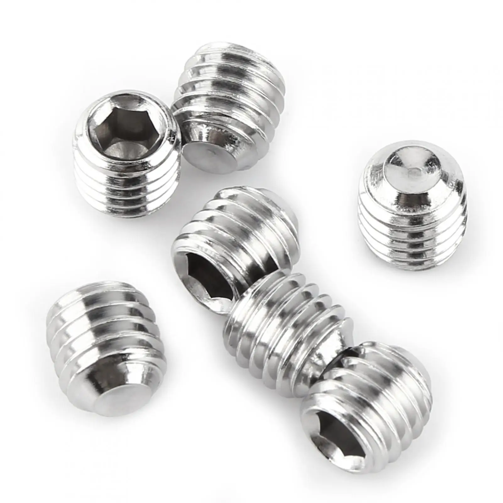 Din916 M3 M4 M5 M6 Scruílín Aiséadach Acéil Hex Socket Grub Scruílín
