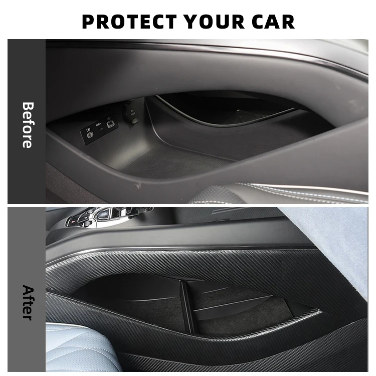 ABS Material Central Control Lower Storage Box Car Center Console Organizer For BYD Seal Accessory details