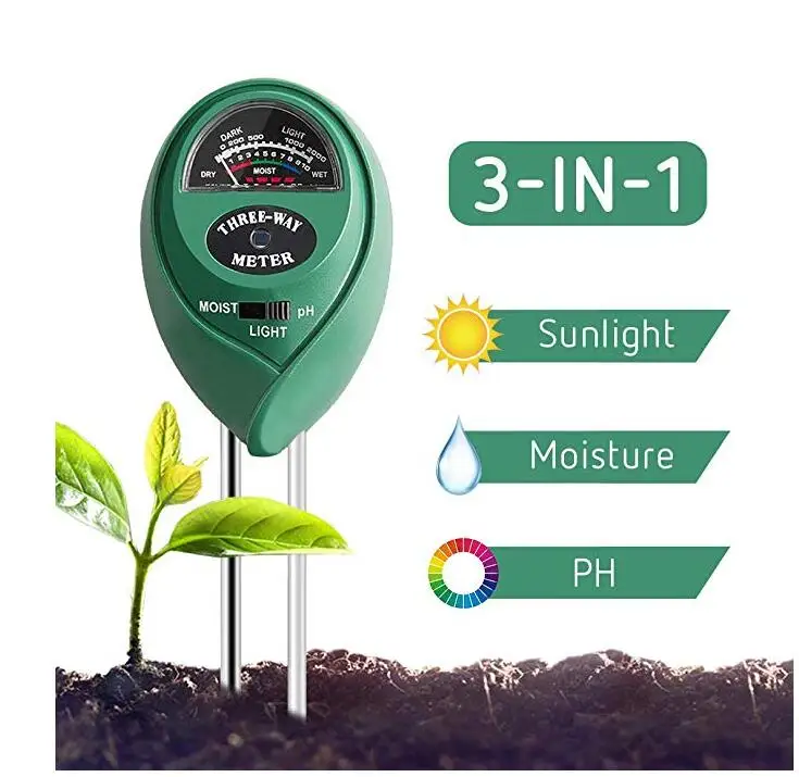 Misuratore Ph Digitale Tadeto Misuratore PH Digitale Professionale - Per Suolo, Acqua, Cibo, Con Custodia In Lega E Display LCD Kit Misurazione PH Professionale