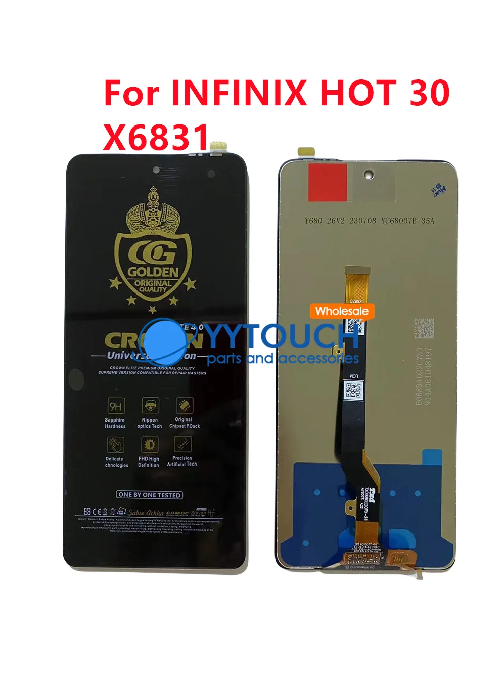 For Infinix Note 30I X6716 LCD Screen and Touch Digitizer Assemble Display