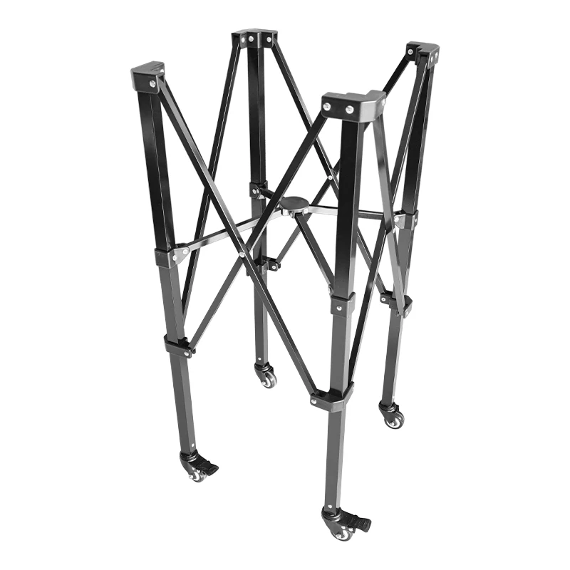 Aluminum Alloy Canvas ABS Portable Ball Cart and Tennis Ball Cart for Training Ball Cart Tennis