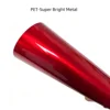 PET ultra-bright metallic soulful red