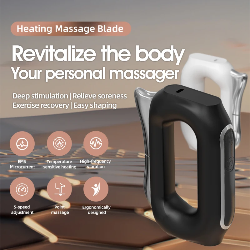 OEM Logo Muskel-Myofasziales Massagegert Akupunktur Physiotherapie  Faszien-Schabewerkzeug Massage-Messer