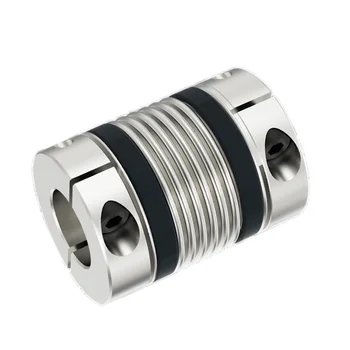 Spring Coupling Metal Bellows Clamp Type Spring Flexible Shaft Coupling ...