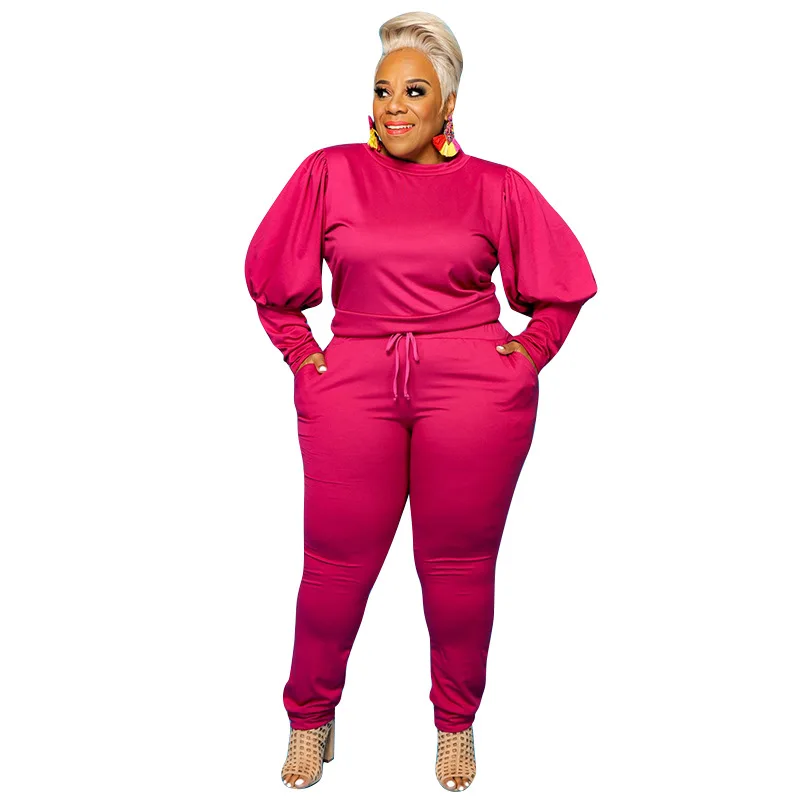 5XL Plus size long sleeve two