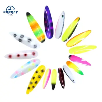 CHEERY 5.5" 7" 8" 10" 11" Stainless Steel 191g Saltwater Tuna Salmon Fishing Spoon Metal Lure – Metal Jig – view 2
