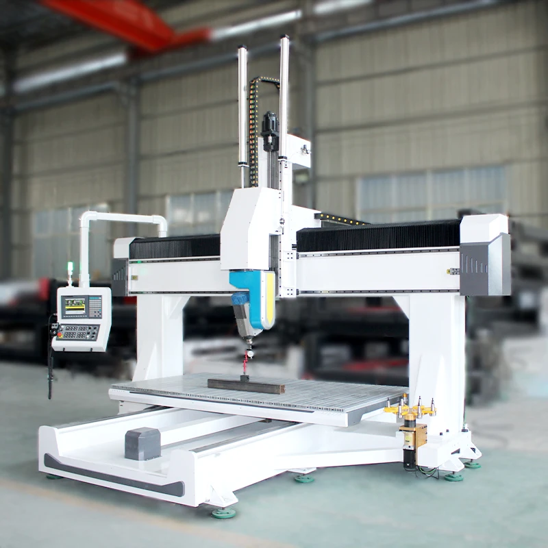 5 Axis Wood Cnc Router Machine for 3d 4d 5d Works Art Statue Wood Carving 5 Axis Cnc Price