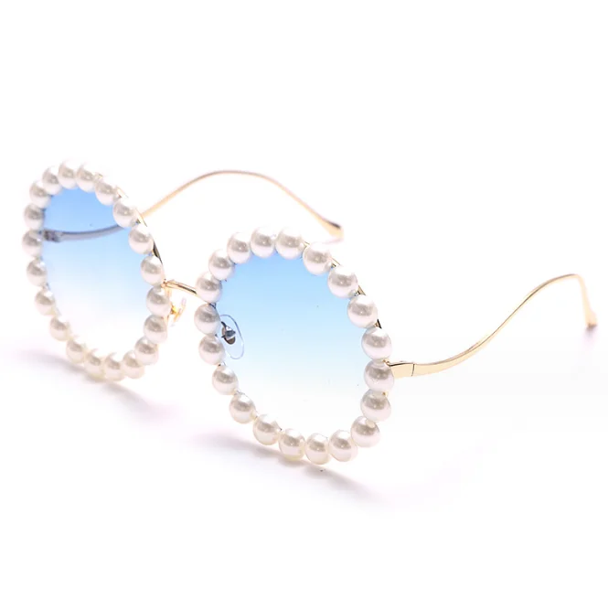 Pearl Round Sunglasses Women Glasses Men Eyeglasses Female Male