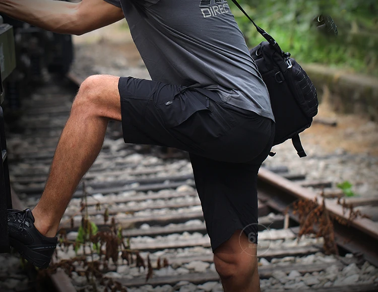 Men's Waterproof Anti tearing rib top Tactical Short Pants Hiking Hunting Multi Pockets Safari Cargo Pant Trousers