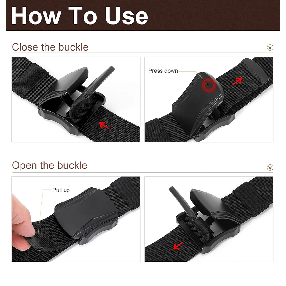 Wholesale Lightweight Stab-proof Men's Tactical Stretch Nylon Belt Pants Hiking Hunting Webbing Belt