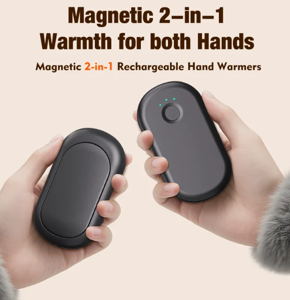 Hand Warmer, 2-Pack, 4000mAh, USB, Portable - detail 8