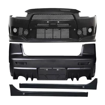 Factory direct Car bumper For Mitsubishi Lancer 2009-2015 Upgrade FQ Style Front bumper Rear bumper Side skirt other accessories