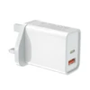 White(UK Plug)