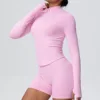 Pink  jacket+shorts
