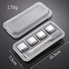 Argento 4 pezzi + scatola + pinza